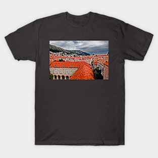 The Roofs of Dubrovnik T-Shirt